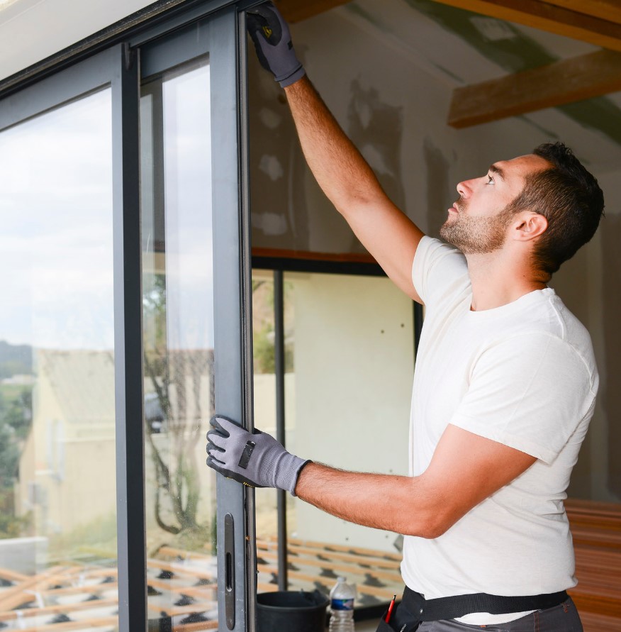 ventana pvc corredera roble